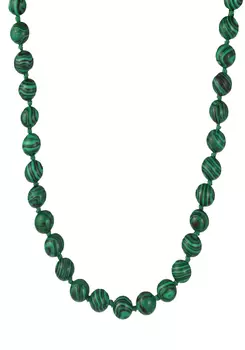 Колье "Чарующий малахит"