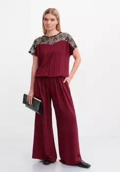 Комбинезон с распашной застежкой на спине