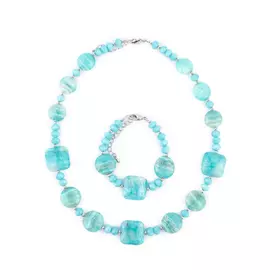 Комплект (бусы, браслет) "Амилия"