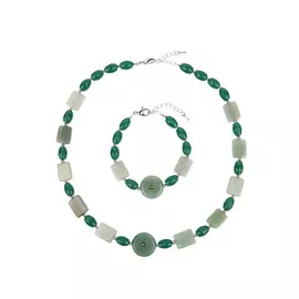 Комплект (бусы, браслет) "Беатрис"