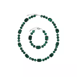 Комплект (бусы + браслет) "Изящество"