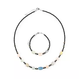 Комплект (бусы, браслет) "Изысканный вечер"