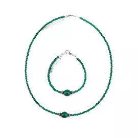 Комплект (бусы, браслет) "Мэри"