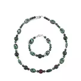 Комплект (бусы, браслет) "Саванна"