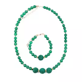 Комплект (бусы, браслет) "Виталия"