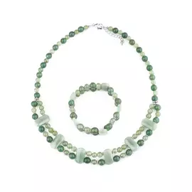 Комплект «Изумление» (бусы, браслет)