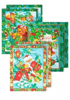 Комплект кухонных полотенец "Гостинец", 6 шт