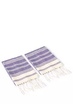 Комплект кухонных полотенец с бахромой, 2 шт.