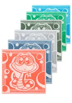 Салфетки махровые, 6 шт.