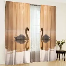 Комплект штор "Лебединая верность"
