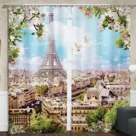 Комплект штор "Парижское небо"