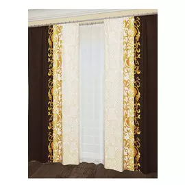 Комплект штор "Шоколадное пралине"