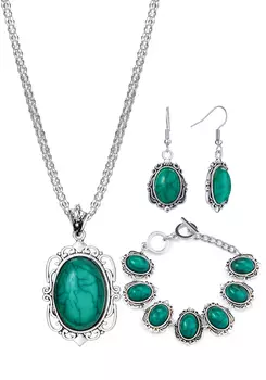 Комплект "Восток" (колье, серьги, браслет)