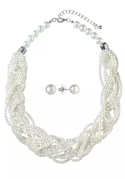 Комплект "Жемчужная коса"
