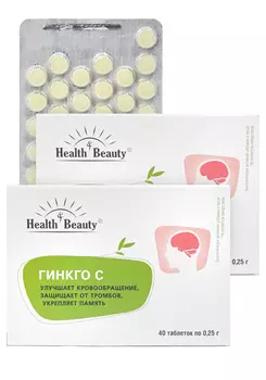 Комплекс с витамином С "Гинкго Билоба", 2 шт.