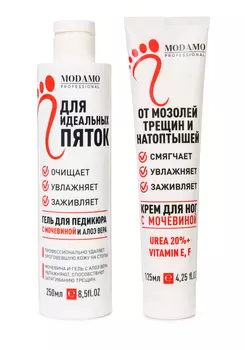 Комплекс-уход 2 в 1 для педикюра "MODAMO"