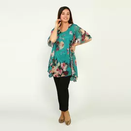 Костюм: шифоновая туника и брюки