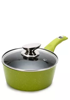 Ковш с мраморным покрытием и крышкой