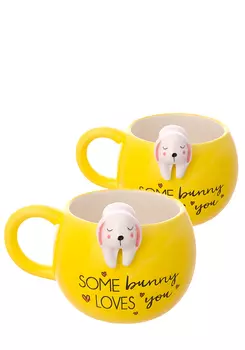 Кружки с фигуркой зверька, 2 шт.