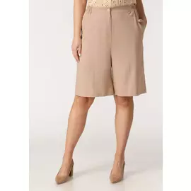 Бермуды с карманами и поясом на резинке