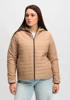 Куртка двухсторонняя с капюшоном на молнии