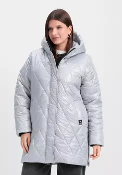 Куртка на молнии со стежкой ромбами