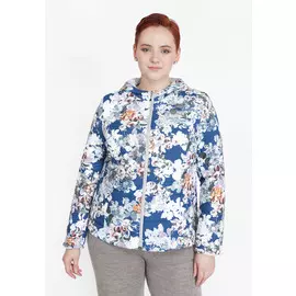 Куртка с принтом "цветы"