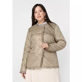 Куртка стеганая на пуговицах с карманами