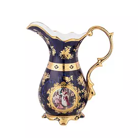 Кувшин "Светское общество", кобальт