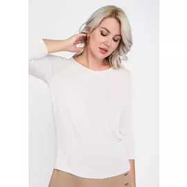 Лонгслив с круглым вырезом