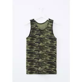 Майка мужская, цвет зеленый