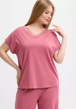 Майка с кружевом