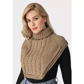 Манишка вязаная