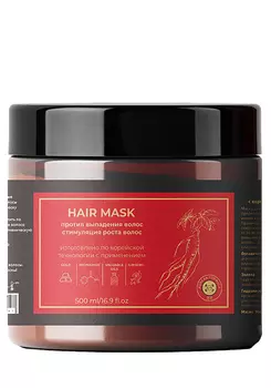 Маска для волос с женьшенем и золотом