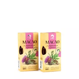 Масло льняное с маральим корнем Алтэя при упадке сил, 2 шт