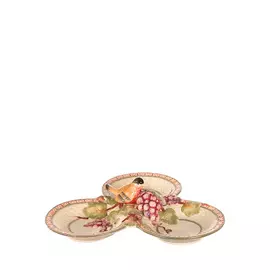 Менажница "Птичка", 3-х секционная