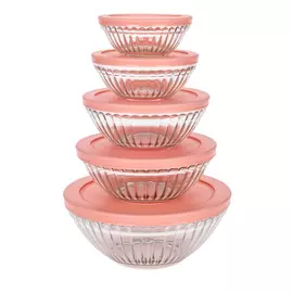 Набор: 10 герметичных стеклянных контейнеров