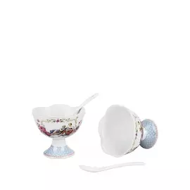 Набор: 4 креманки с ложками