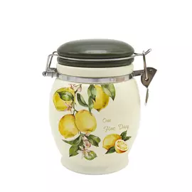 Набор: банка с клипсой + масленка