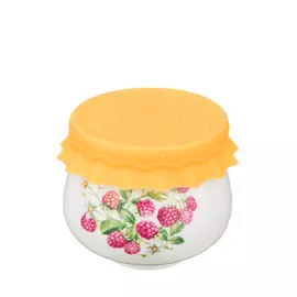 Баночка с силиконовой крышкой