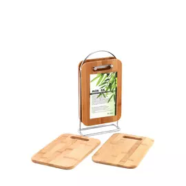 Набор деревянных досок на подставке