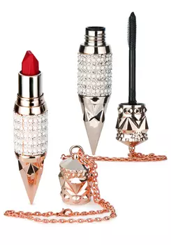 Набор для макияжа (тушь, трехцветная помада)