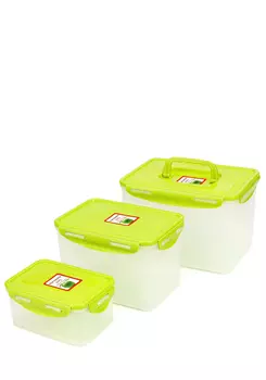 Набор герметичных пластиковых контейнеров