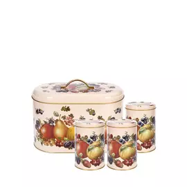 Набор: хлебница, ёмкости для сыпучих