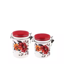 Набор из 2-х банок с клипсой «Анемоны»