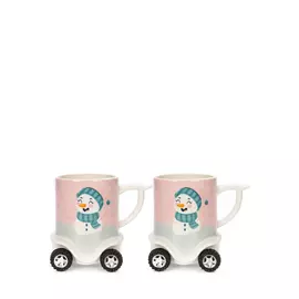 Набор из 2-х кружек на колёсах