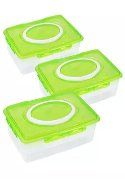 Набор из 3 контейнеров для яиц (1 в подарок)