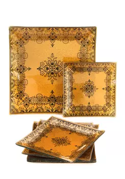 Набор из 6 тарелок и 1 блюда