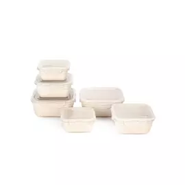 Набор из 6-ти пластиковых контейнеров