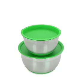 Набор из двух мисок с крышками